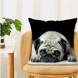 Pug Pillow Cover 